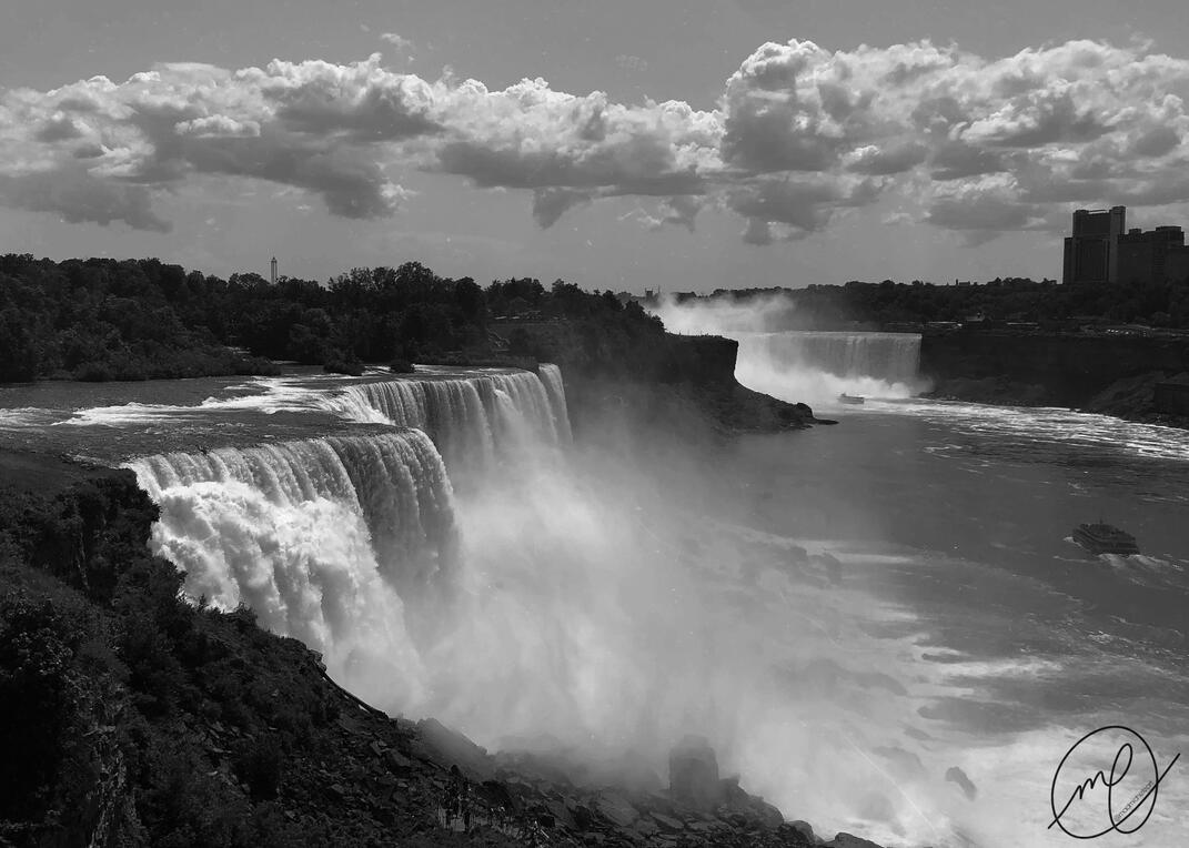 Clouds Above the Mist, 2019. Niagara Falls. iPhone X.